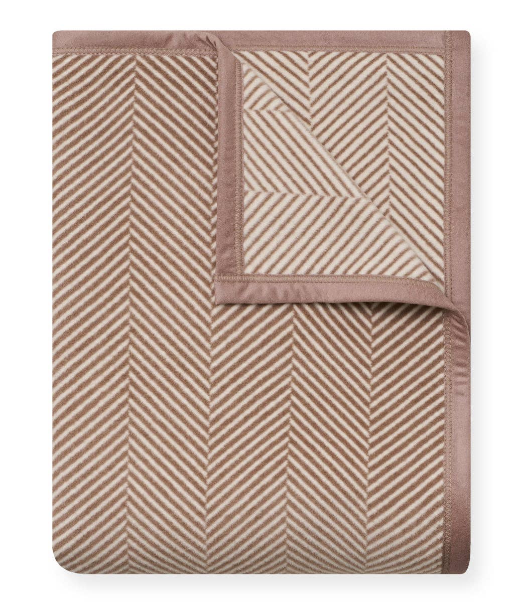Harborview Herringbone Sepia Blanket - Chappywrap