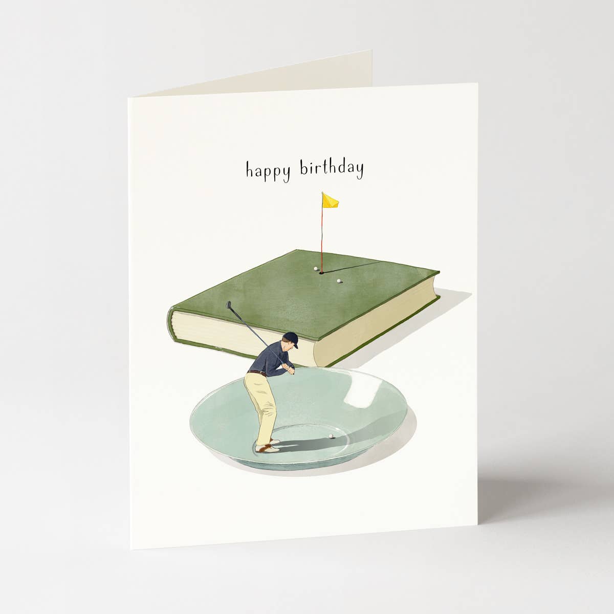 Golfer's Birthday - Birthday Greeting Card