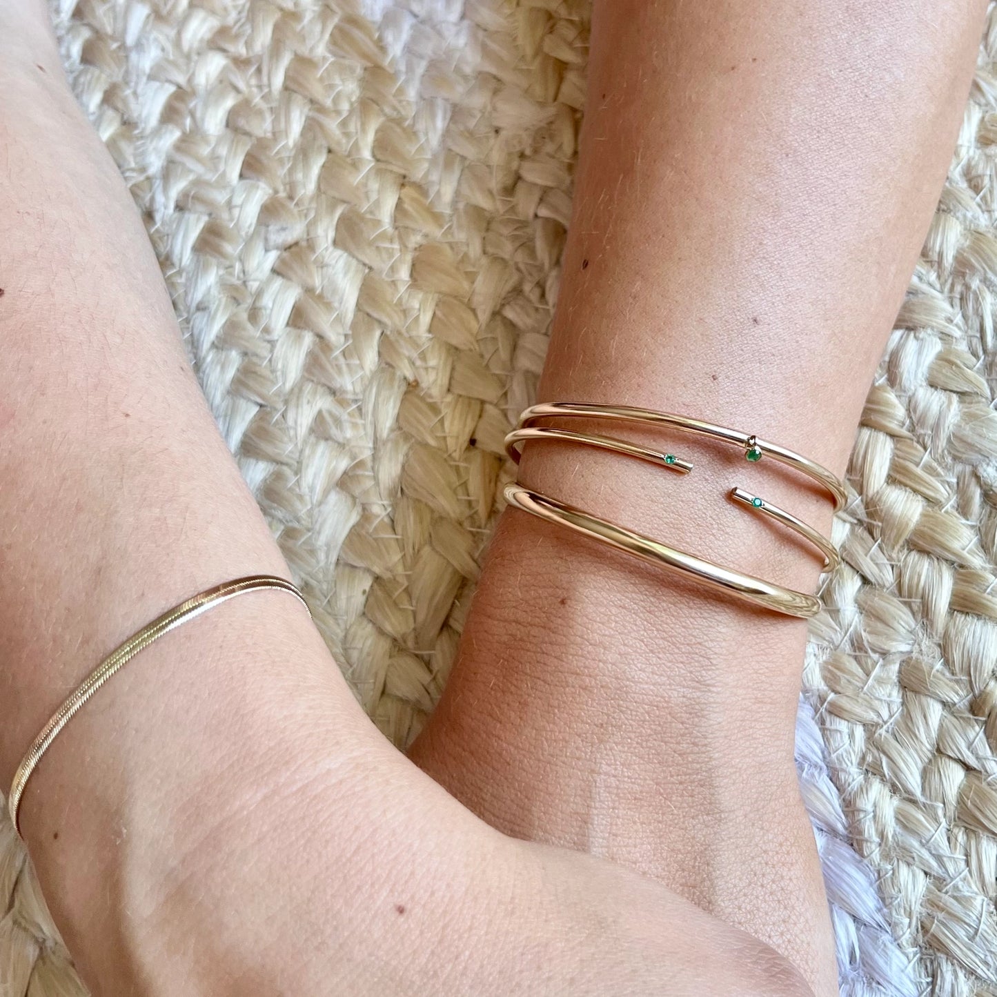 Herringbone Gold Filled Bracelet - JoeLuc