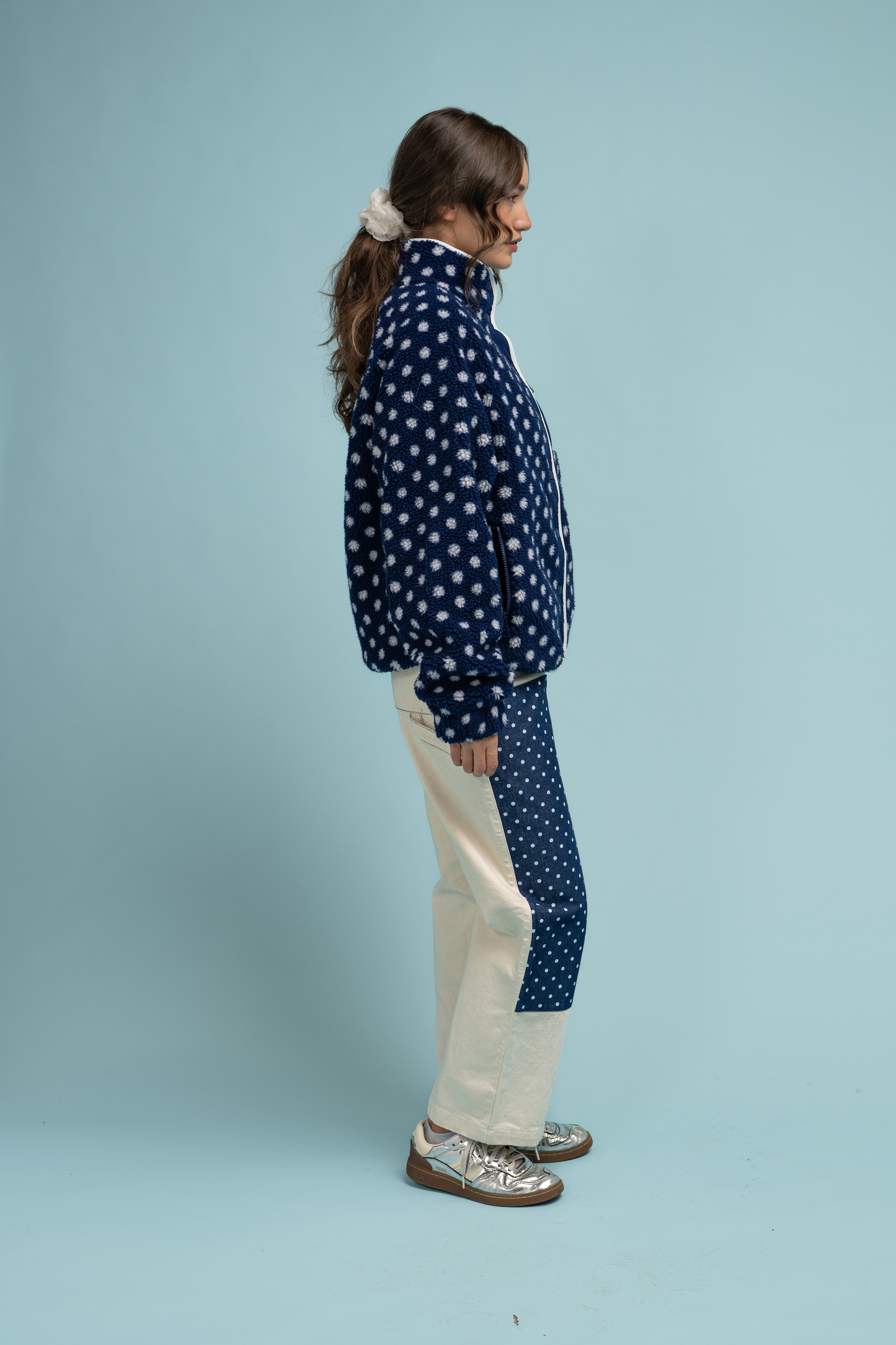 Teton Jacket - Navy Dot - Midnight Lunch