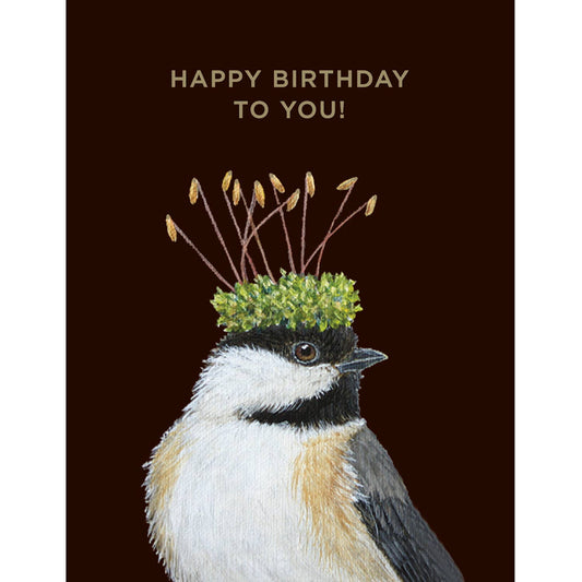 Birthday Chickadee Card - Hester & Cook