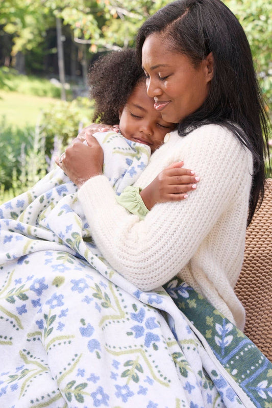 Farmhouse Flowers Blanket - Chappywrap