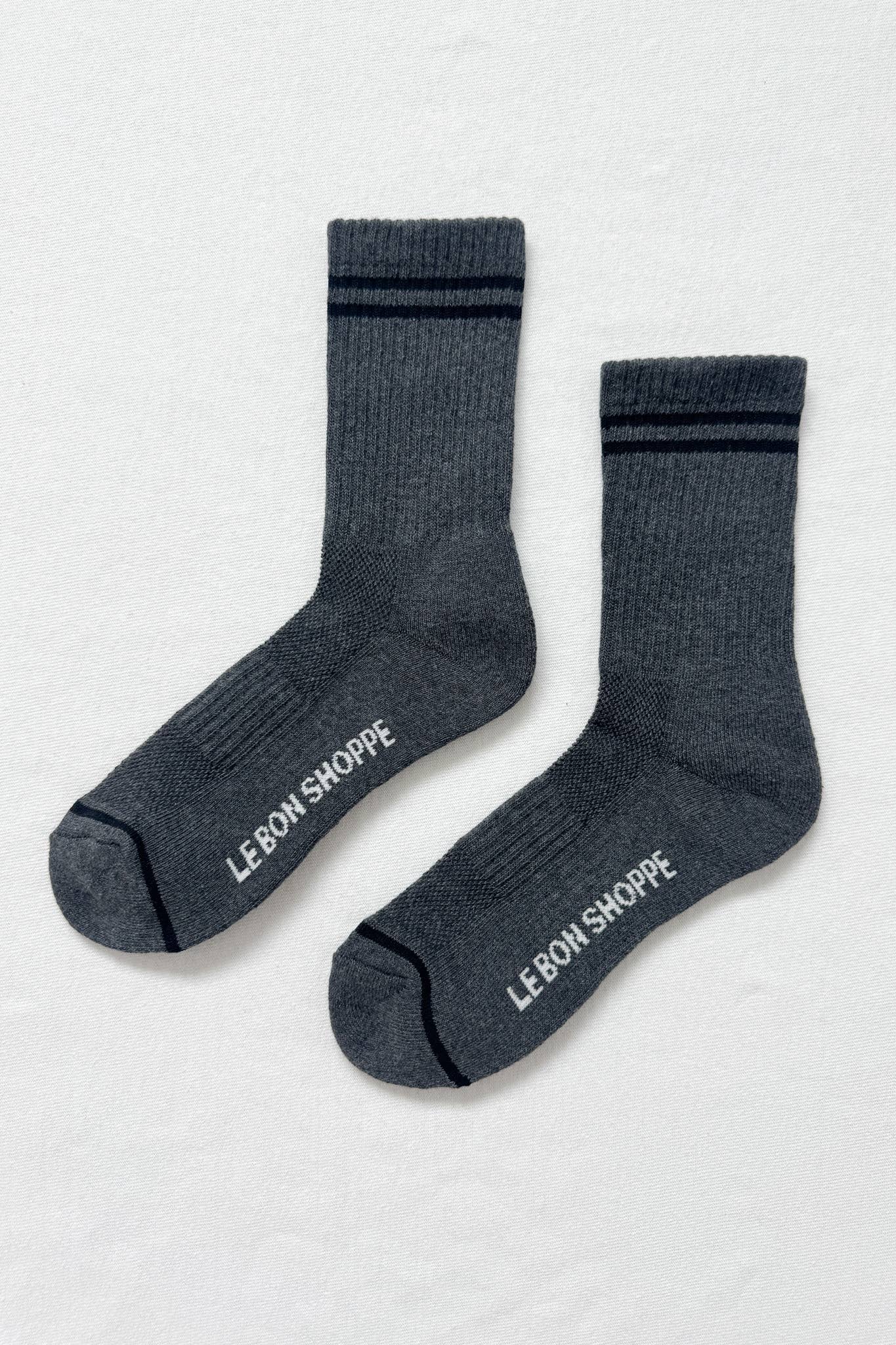 Boyfriend Socks - Grey