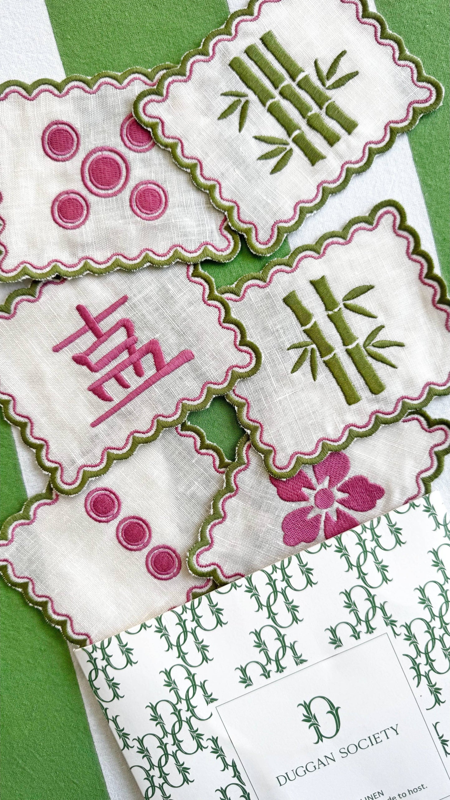 Mahjong Cocktail Coasters (set of 6)