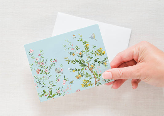 Garden Party Chinoiserie Notecards - Set of 8