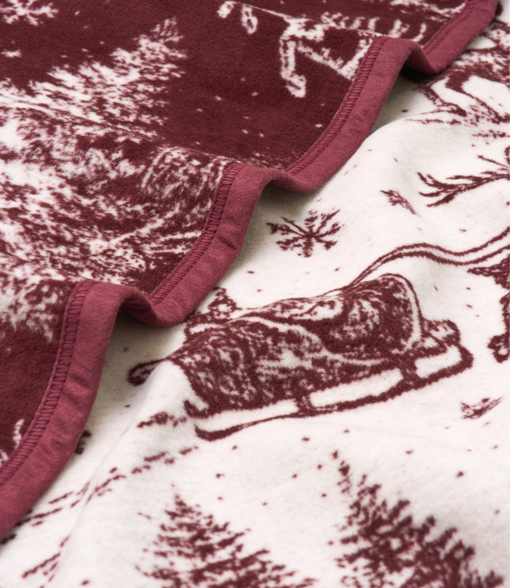 Santa Toile Blanket