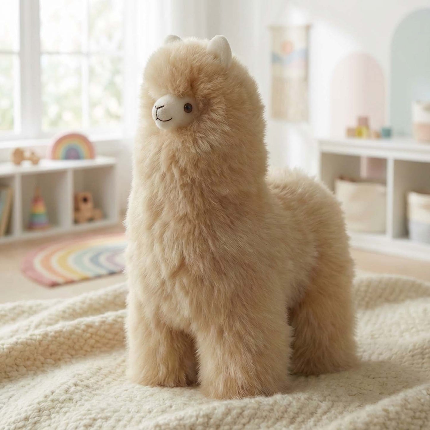 Alpaca Stuffed Animal - Alpaca Medium 12": White