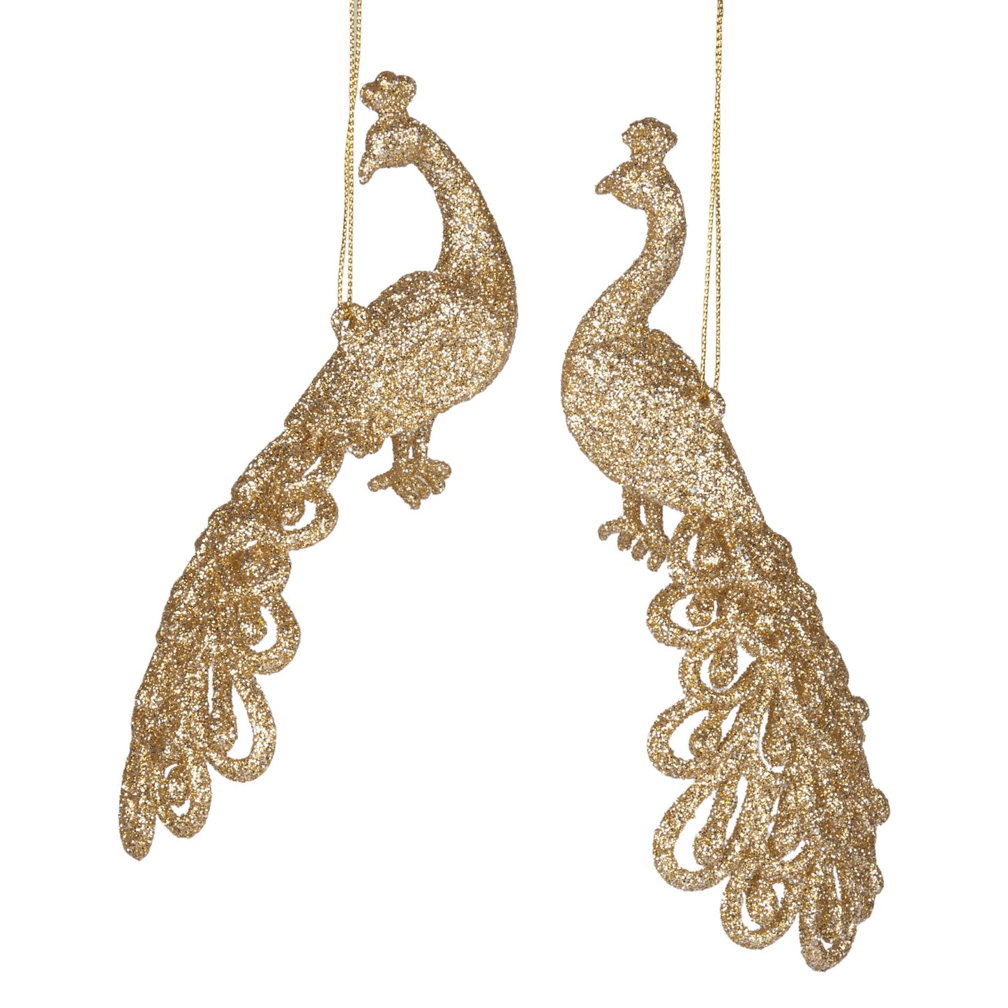 Gold Peacock Ornament