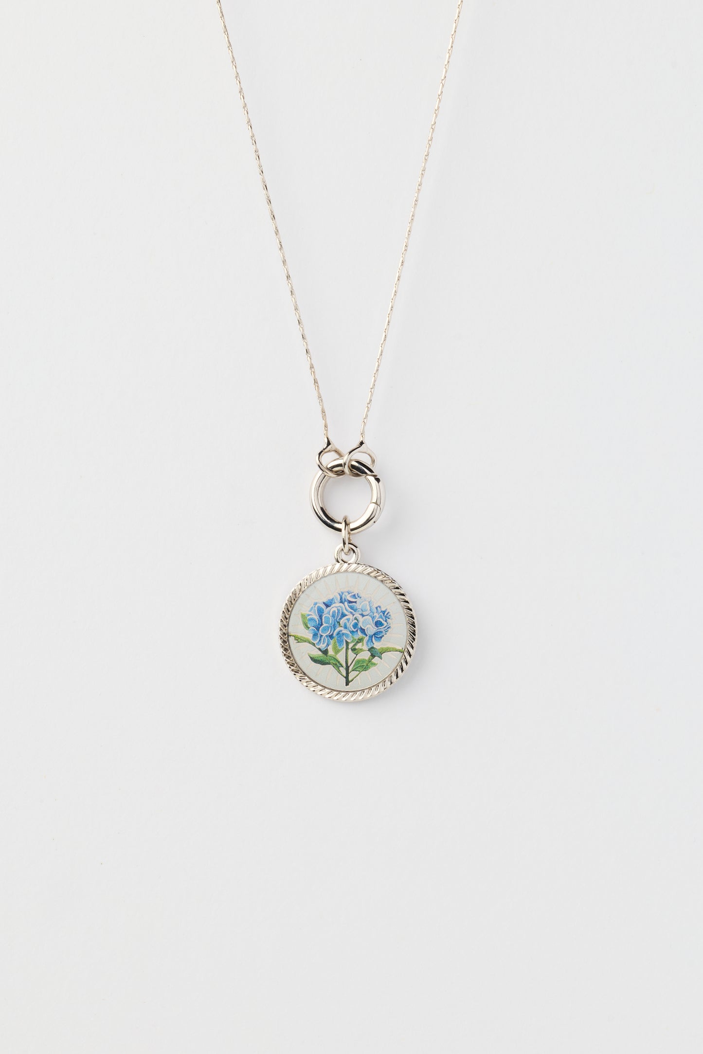 Kate's Hydrangea Necklace - Silver or Gold - Kate Hickman x And Livy
