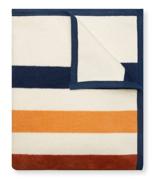 Vintage Casco Bay Stripe Blanket - Chappywrap