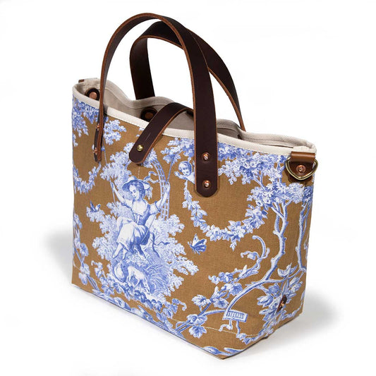 Oak & Ink All Day Toile Mini Tote