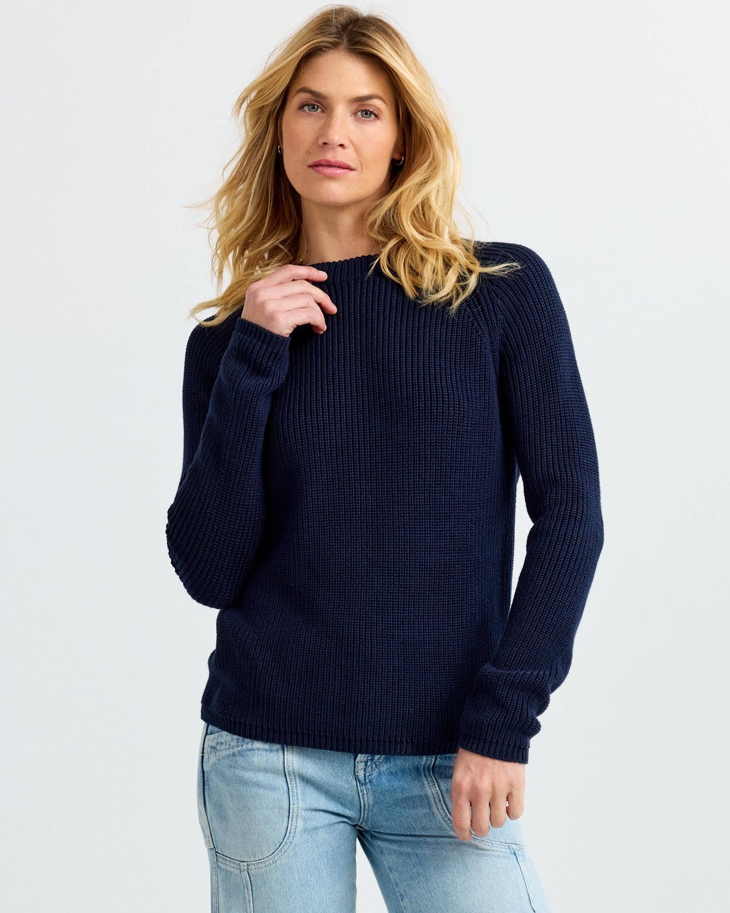 Cotton Fisherman Crew - Navy