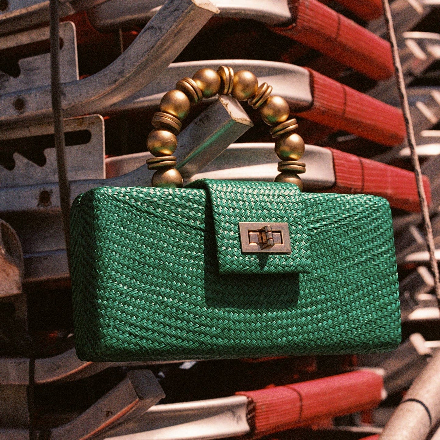 Emerald Green Statement Clutch