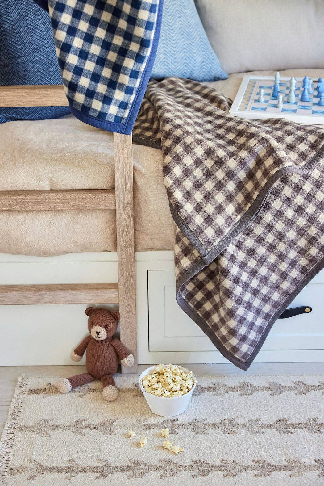 Gingham Mocha Midi  - Chappywrap