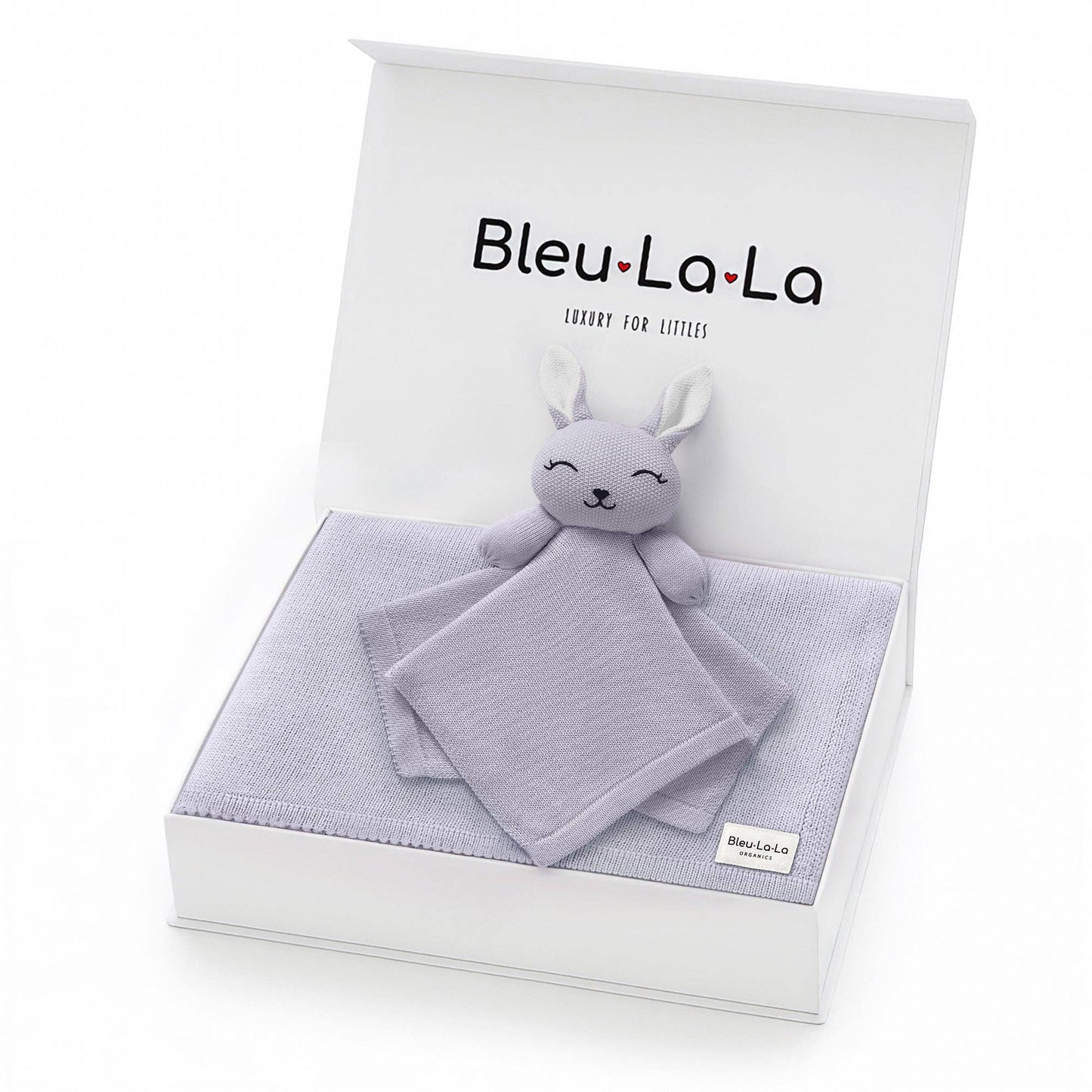 Blanket and Lovey Security Blanket Organic Cotton Gift Set Sheep - Oatmeal