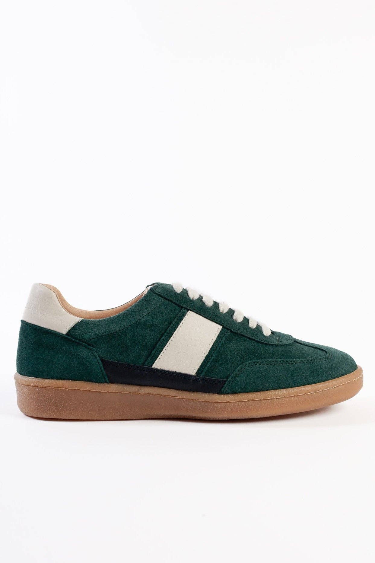 Marian Green Leather Sneakers