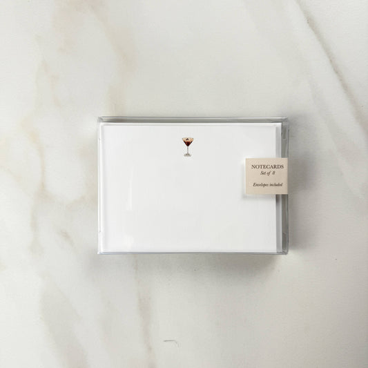 Espresso Martini Note Card Set