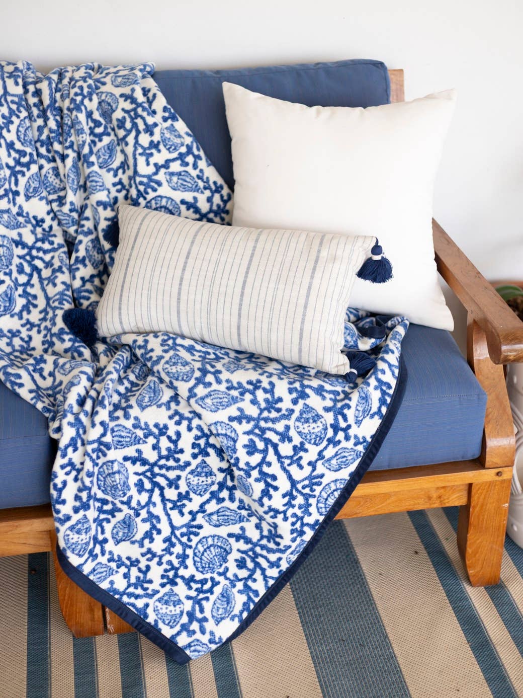 Coral & Shell Blanket - Chappywrap