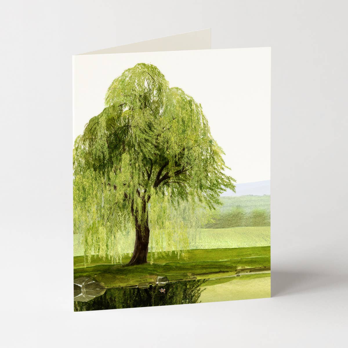Whispering Willow - Sympathy Greeting Card