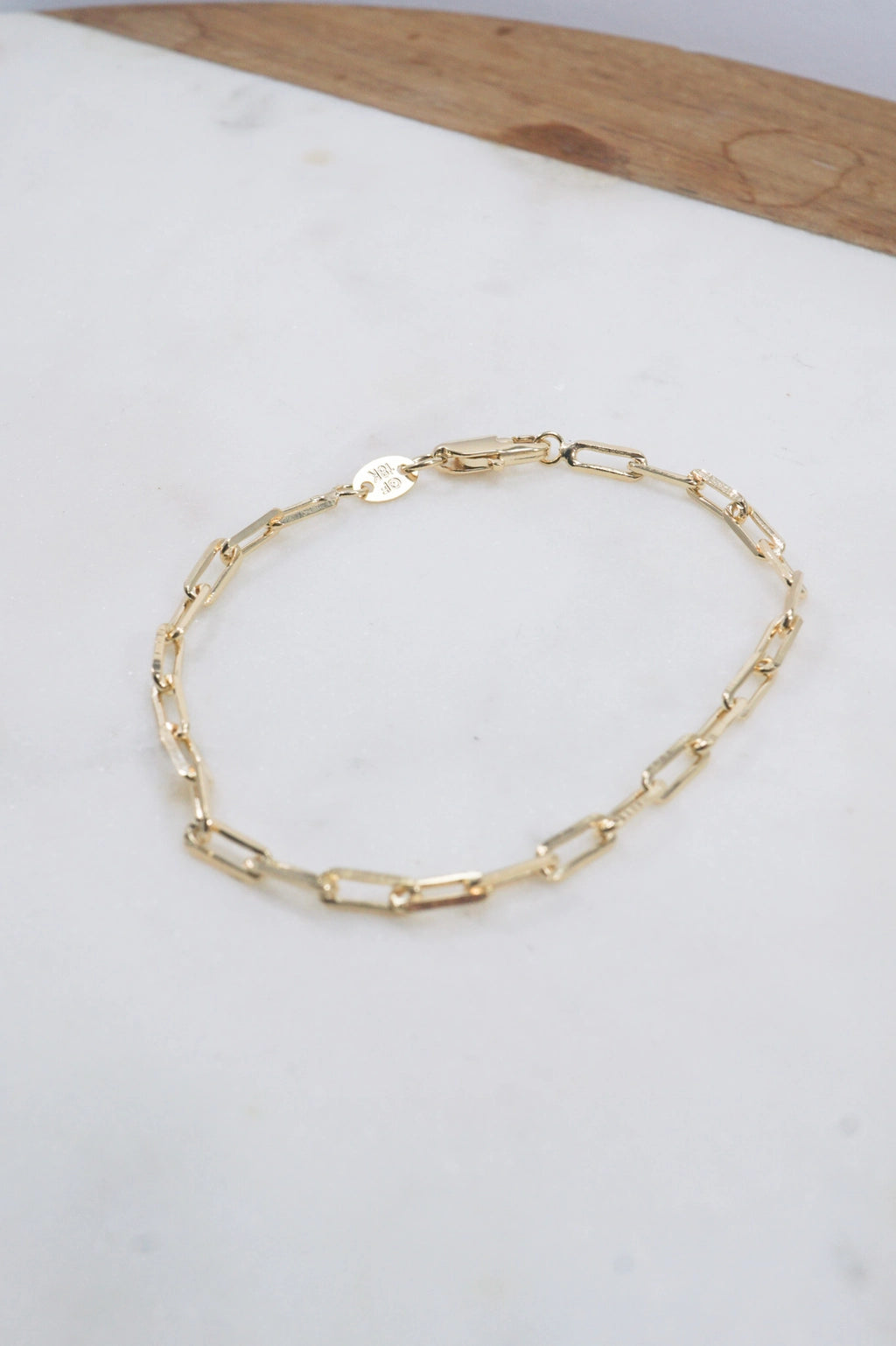 Paperclip Gold Filled Bracelet - JoeLuc