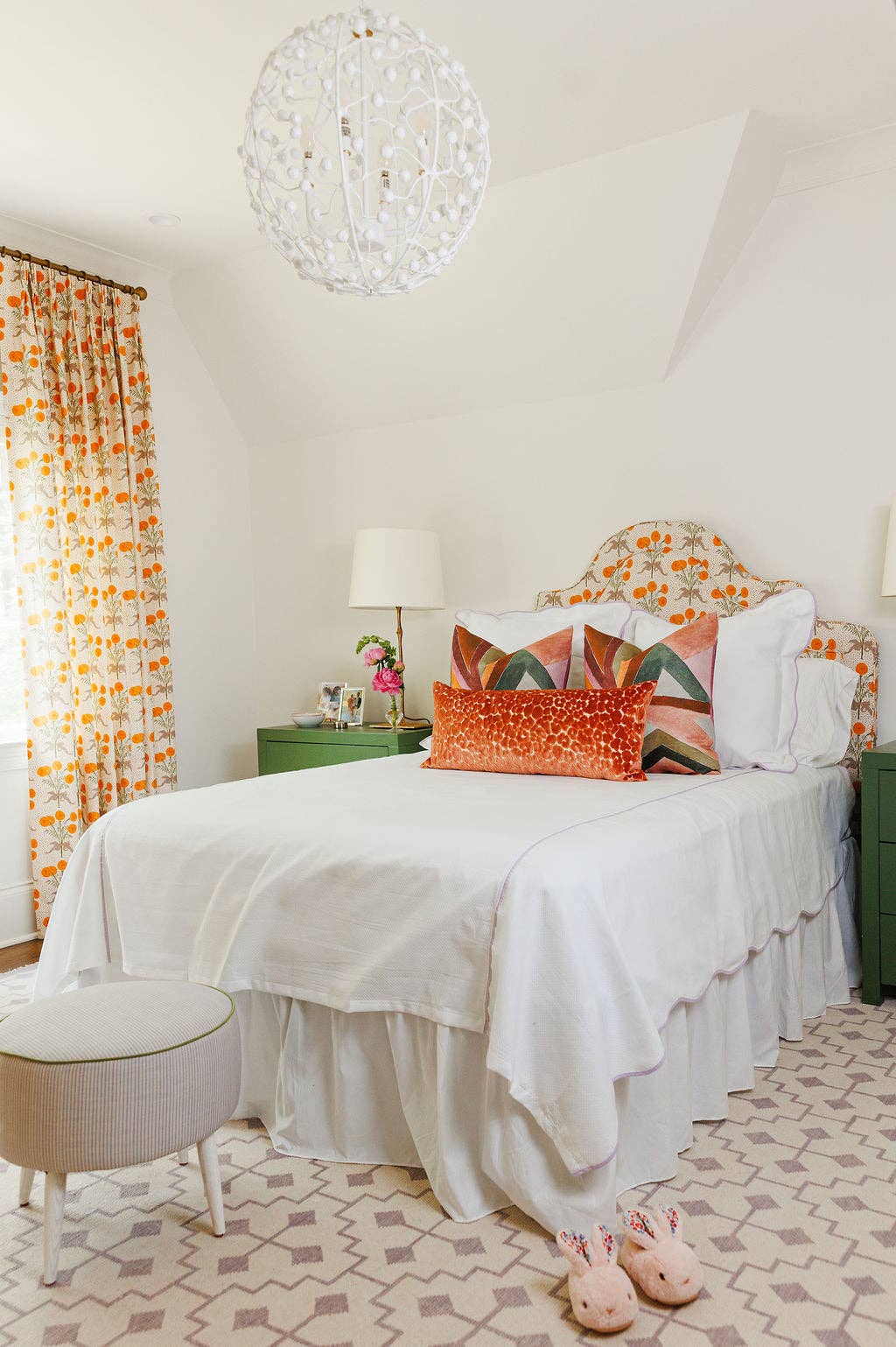 Madison Pillow - Burnt Orange Leopard