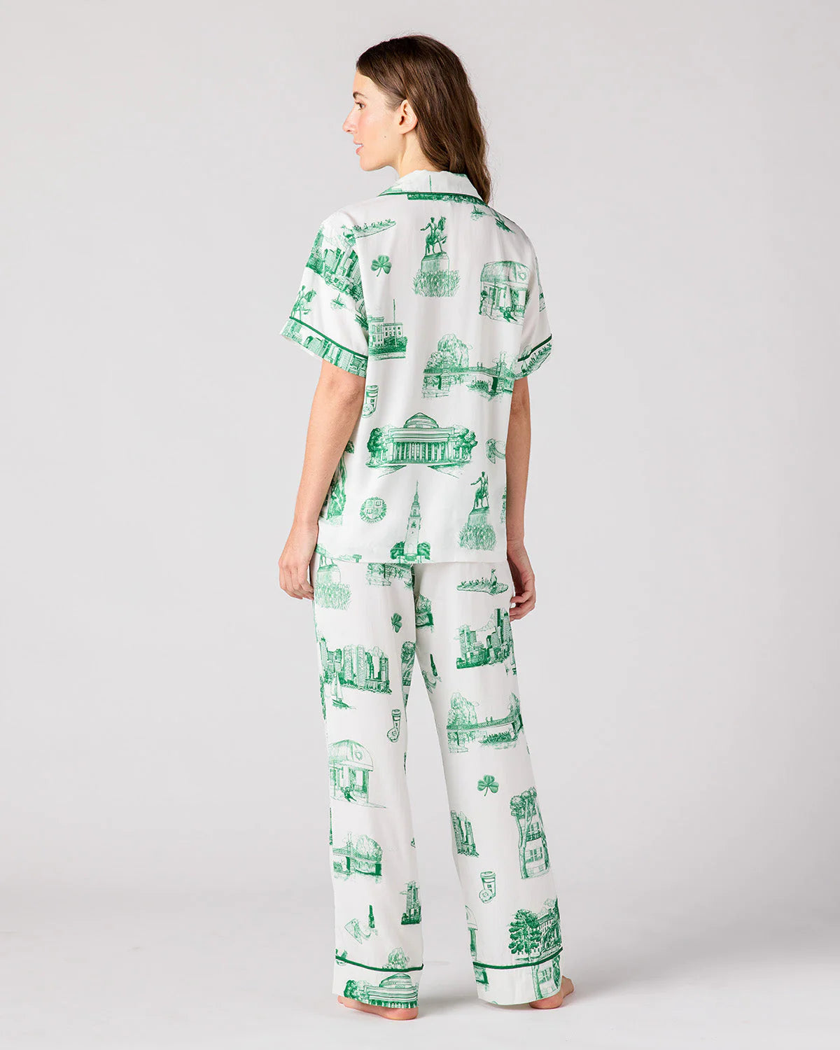 Boston Toile Pajama Pants Set - Katie Kime