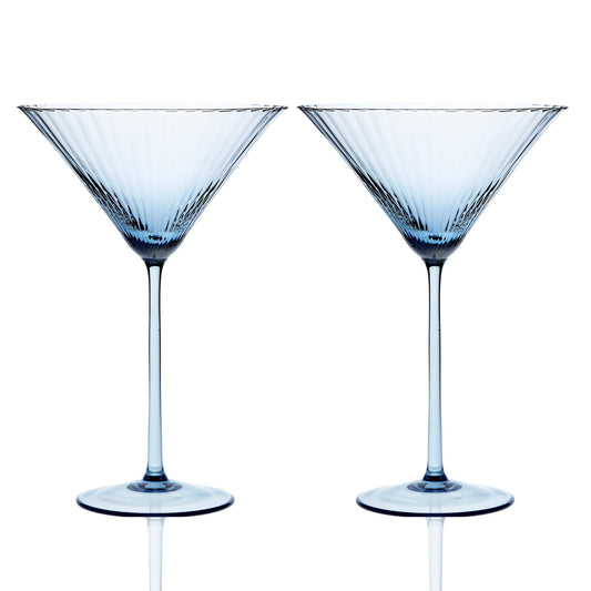 Quinn Ocean Martini Glasses, Set of 2