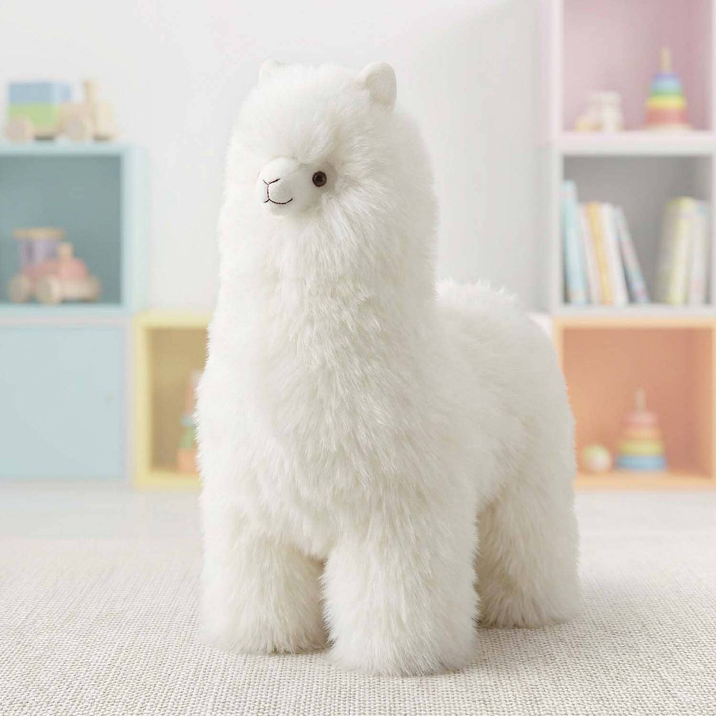 Alpaca Stuffed Animal - Alpaca Medium 12": White