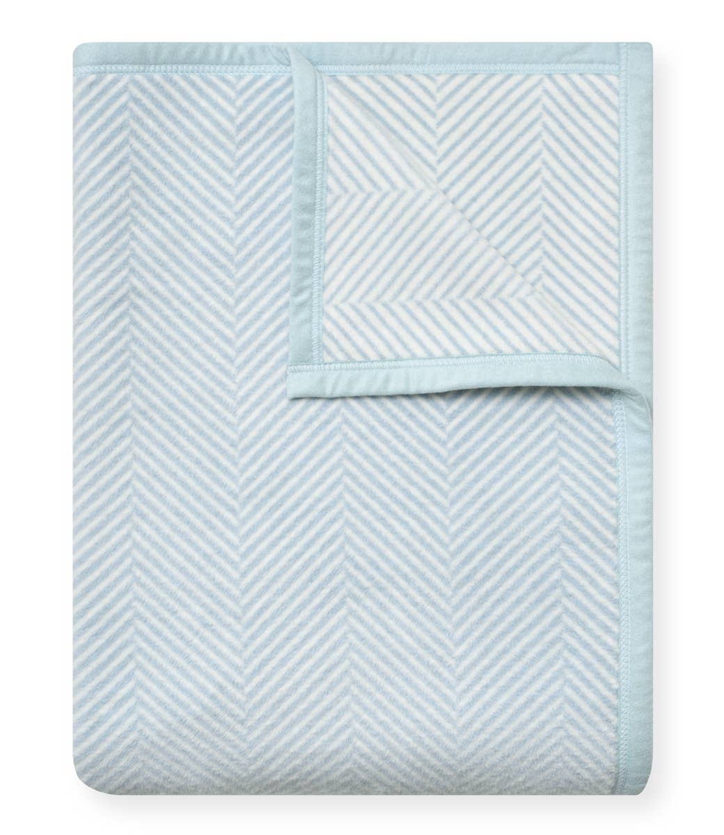 Harborview Herringbone Sky Blanket - Original