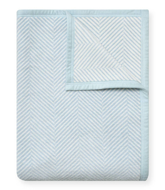 Harborview Herringbone Sky Blanket - Original