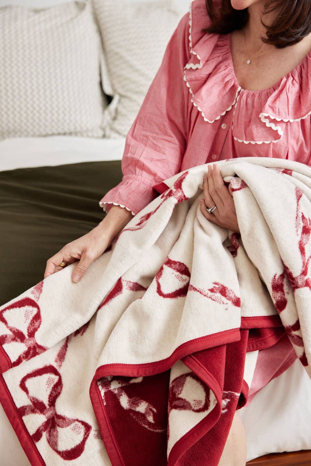 December Bows Blanket - Chappywrap