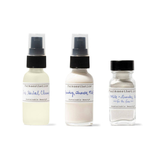 Facial To Go – Sweet Milk & Lavender Buds - Farmaesthetics