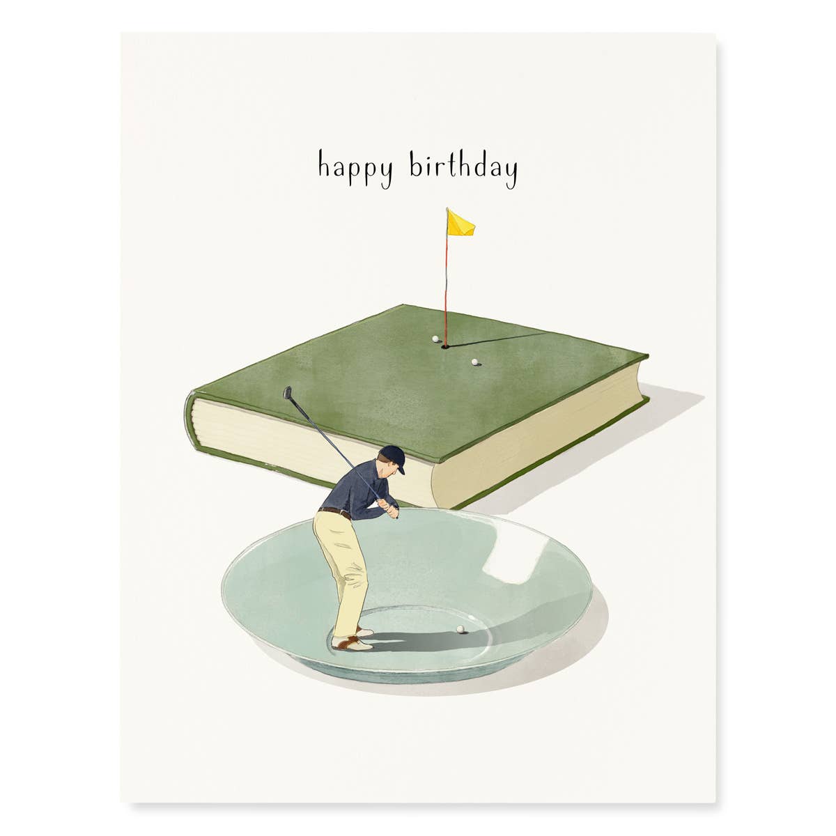 Golfer's Birthday - Birthday Greeting Card