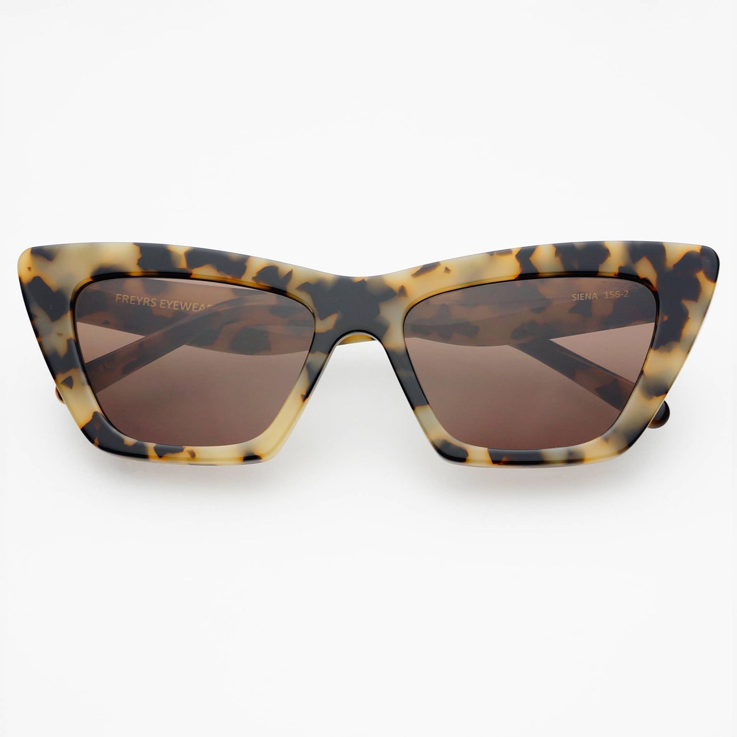 Siena Acetate Cat Eye Sunglasses - Milky Tortoise