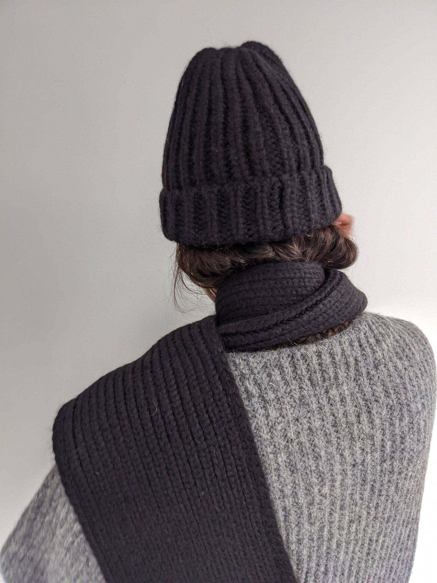 CeCe Knitted Alpaca Scarf - Oat