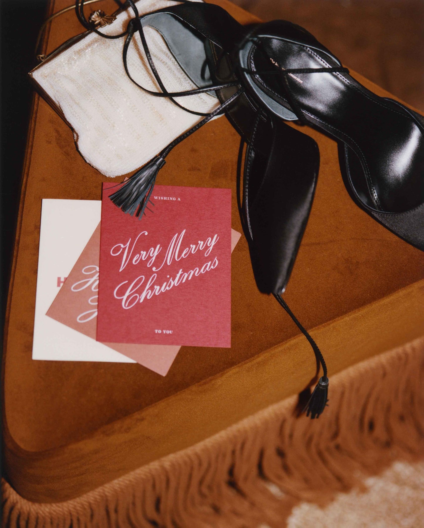 Very Merry Christmas Greeting Card - Forest Green