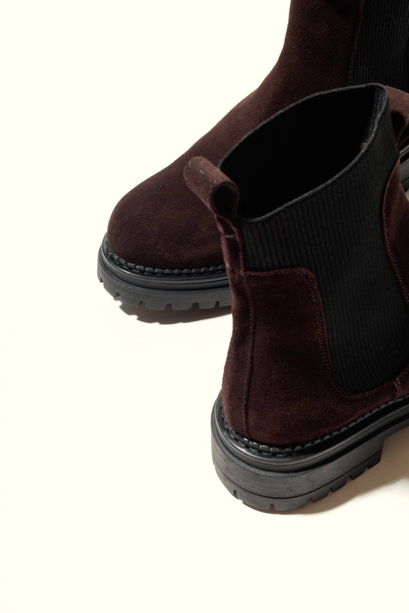 Kelly Chocolate Suede Ankle Boots