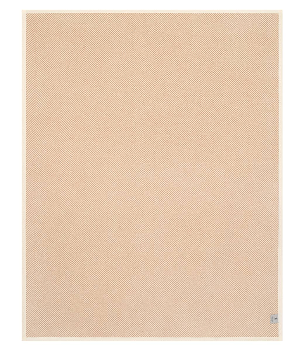 Harborview Herringbone Tan Blanket - Midi