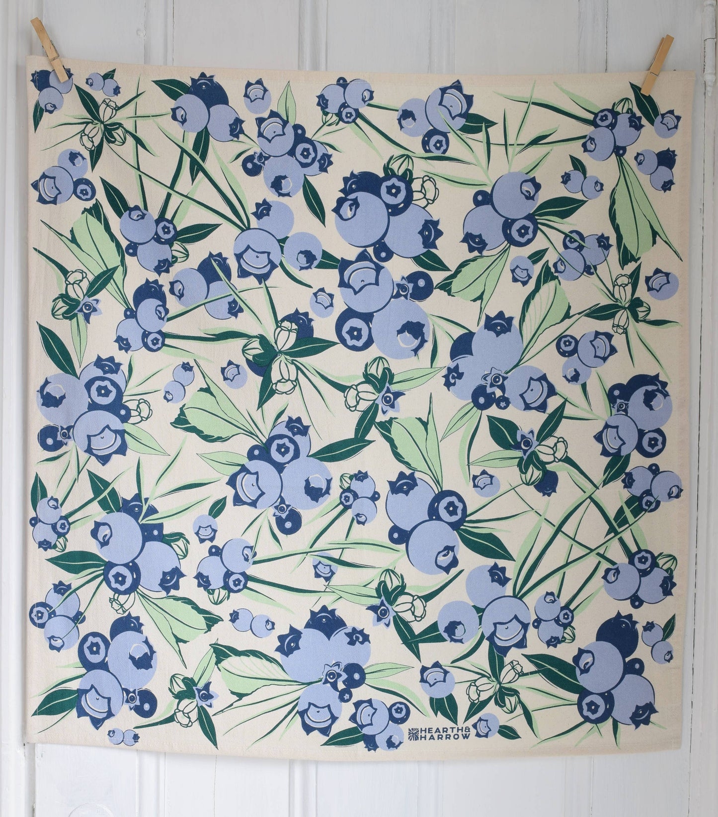 Wild Blueberry Towel - Organic Cotton - Oversized 30 x 30
