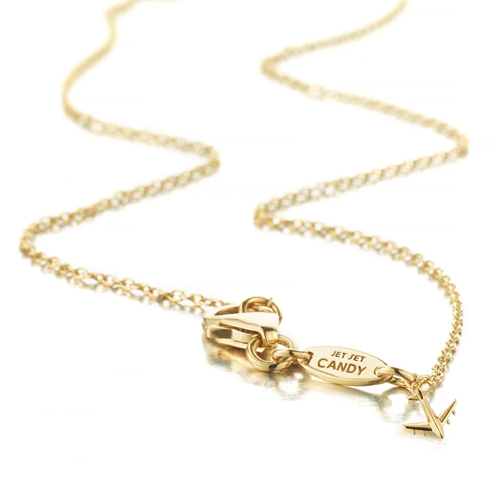 Cable Chain Necklace (16 - 18 in) - Gold Vermeil - Jet Set Candy