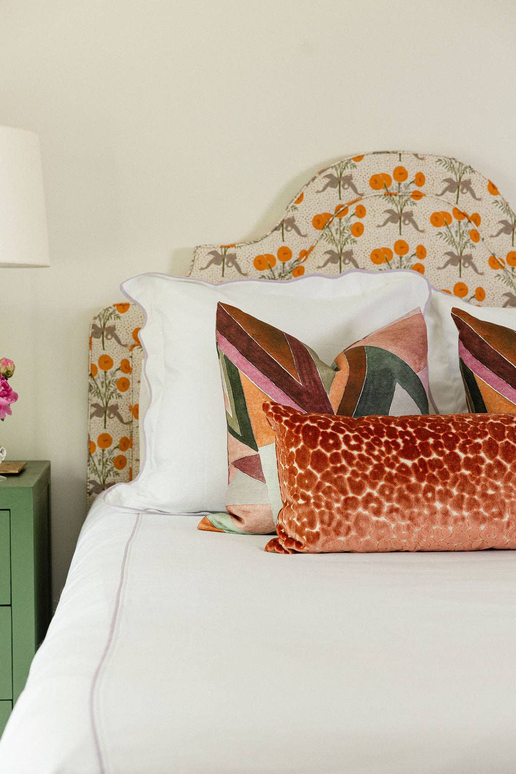 Madison Pillow - Burnt Orange Leopard