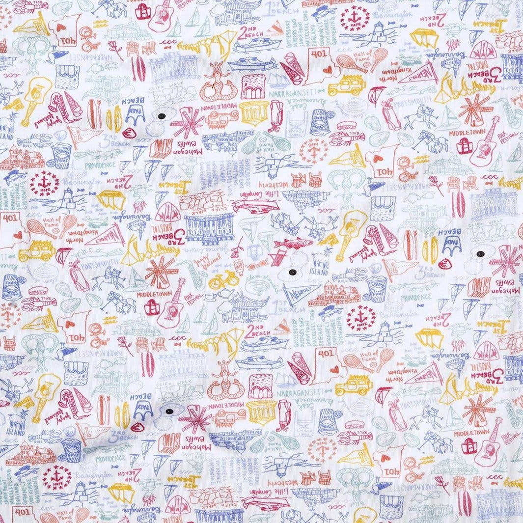 Rhode Island Two Piece Kids Pajamas Rhode Island - Joy Street