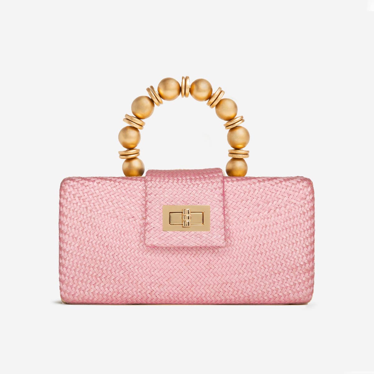 Soft Pink Statement Clutch - Soli + Sun