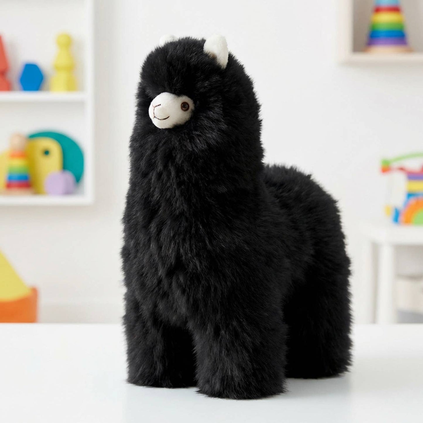 Alpaca Stuffed Animal - Alpaca Medium 12": White