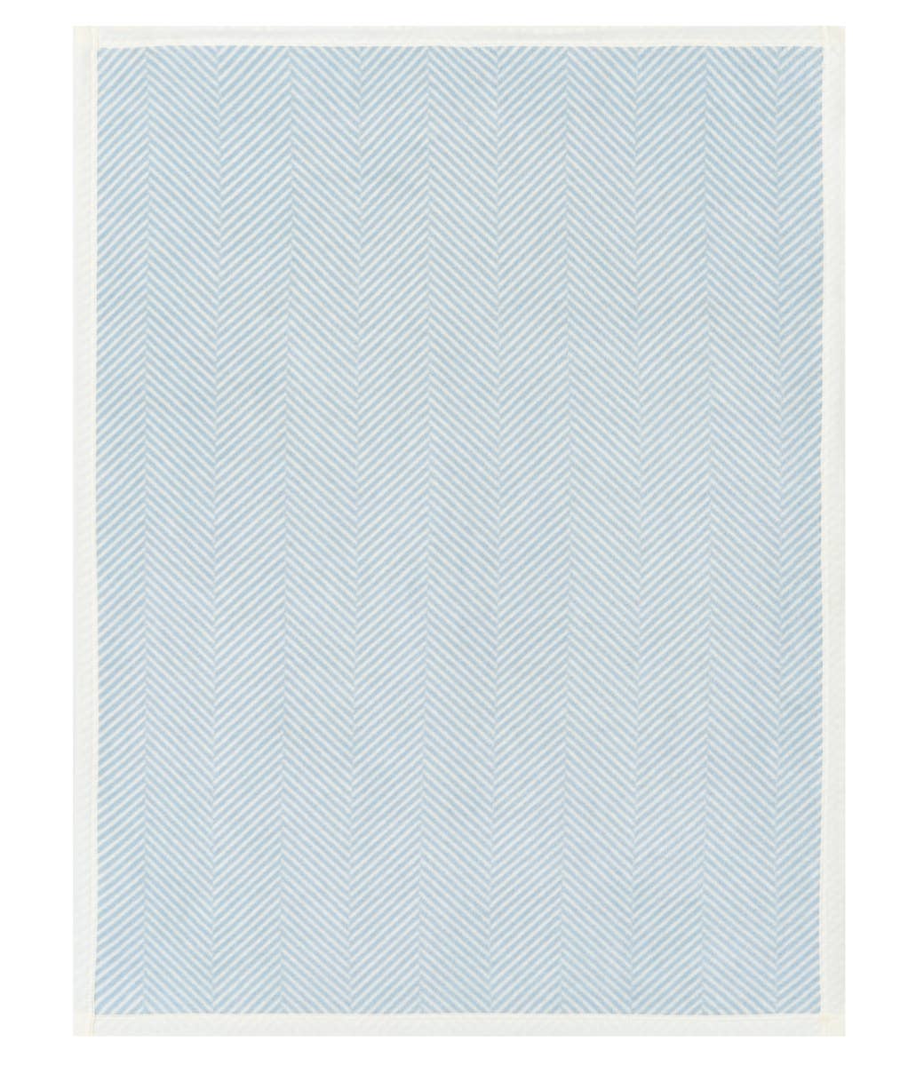 Harborview Herringbone Sky Mini Blanket - Chappywrap