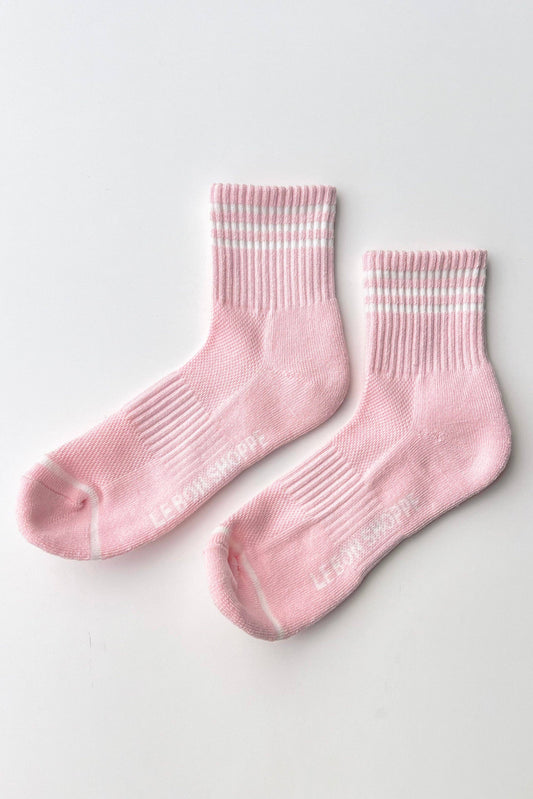 Girlfriend Socks - Peony PInk