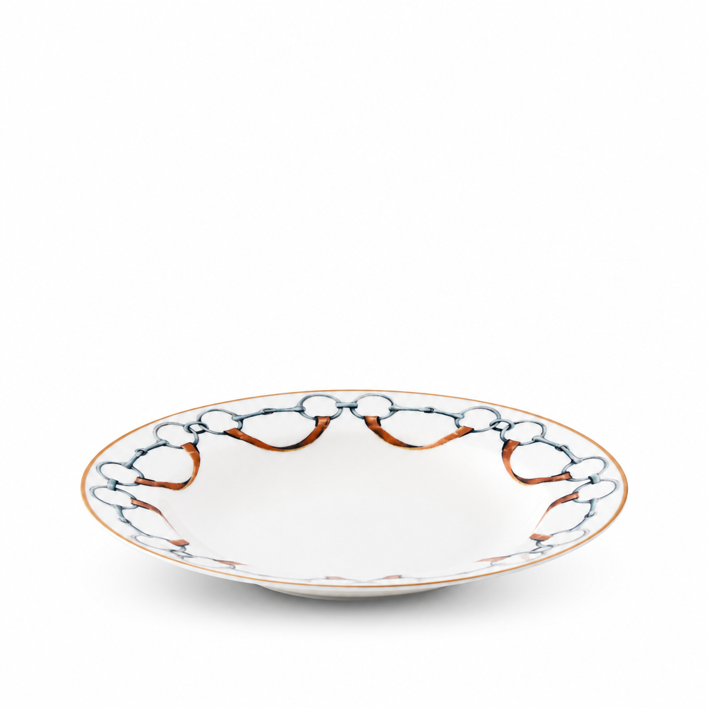 Wellington Bit Pattern Bone China Soup Plate