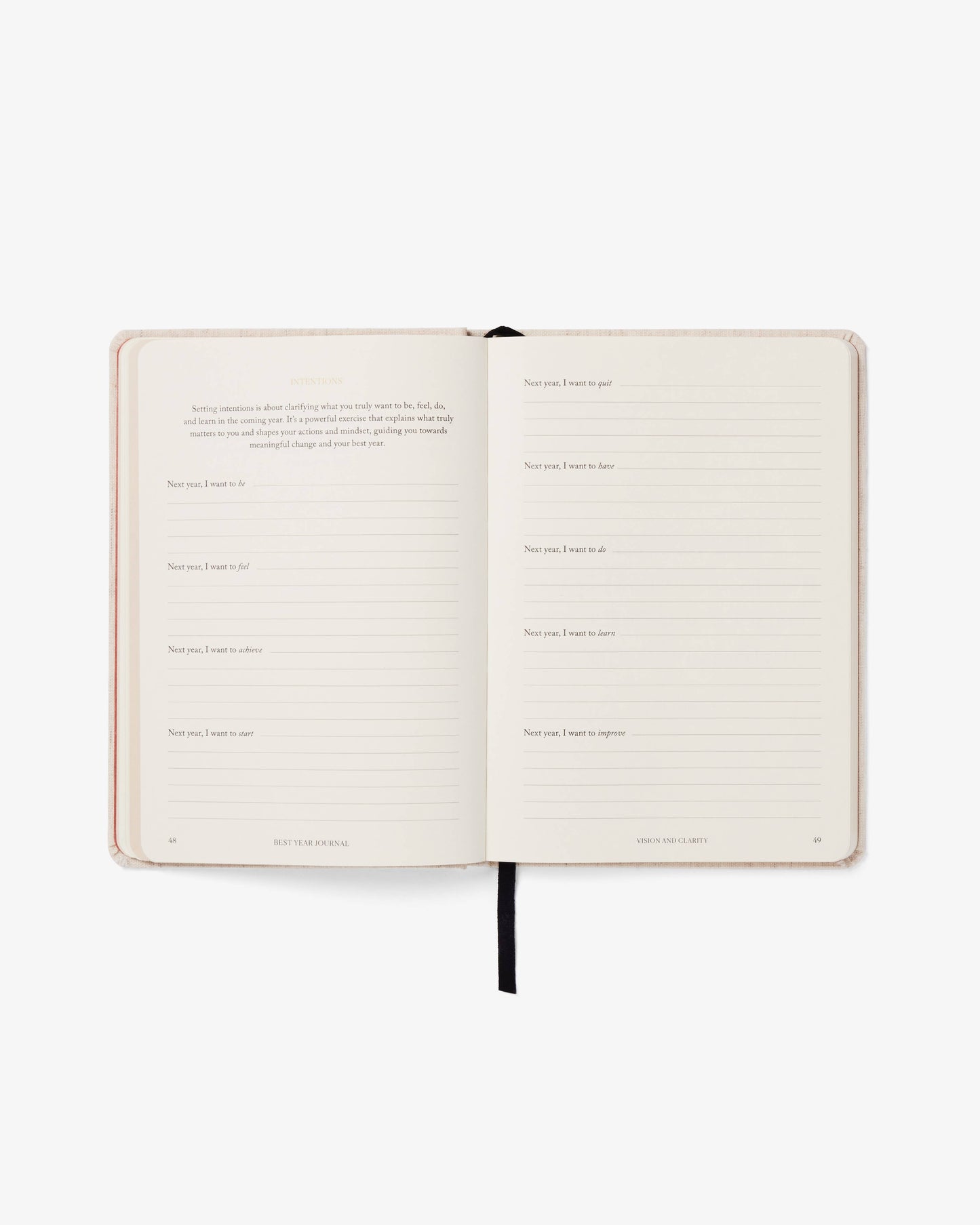 Best Year Journal - Guided 12-Month Planner Goals