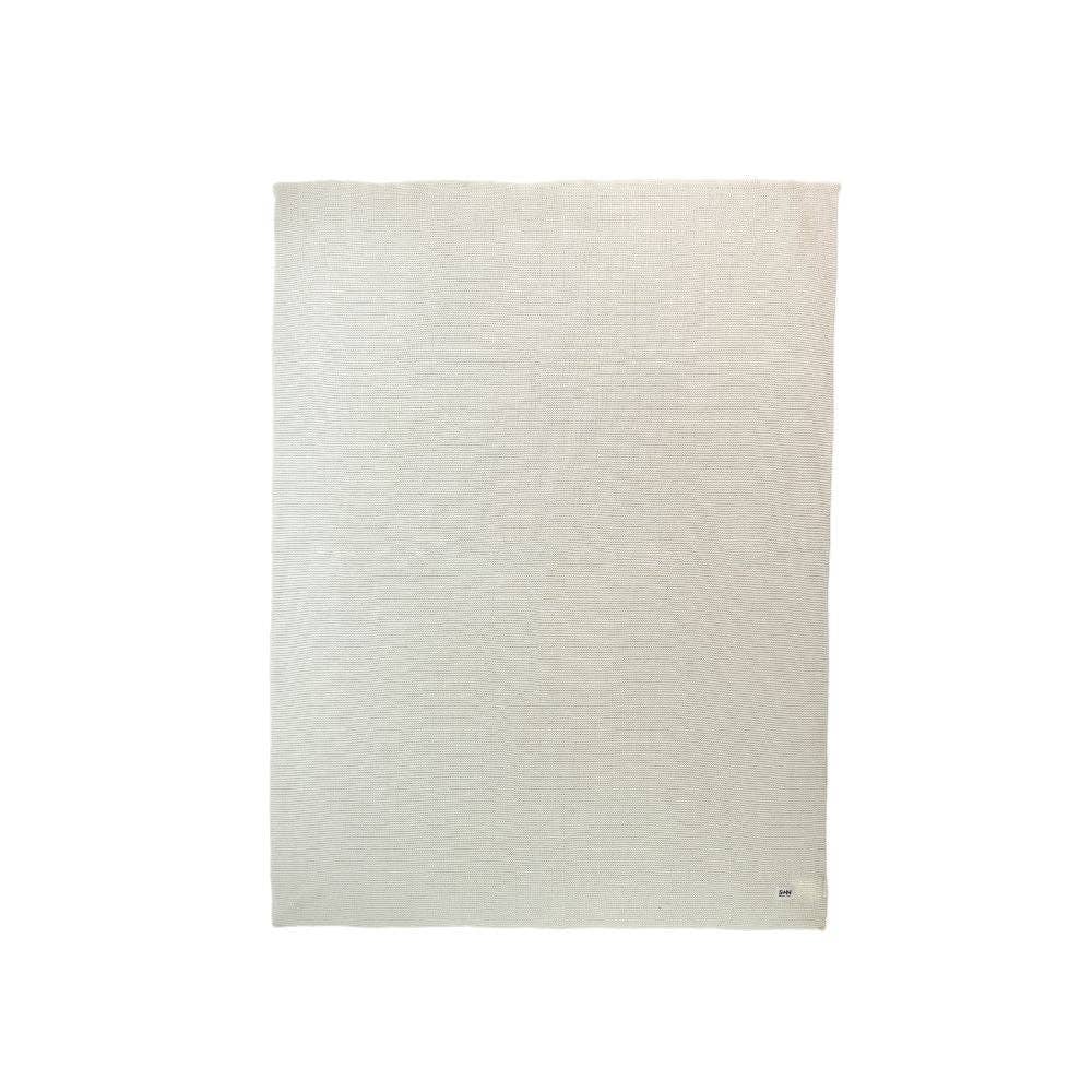 Classic Knit Blanket in Ivory