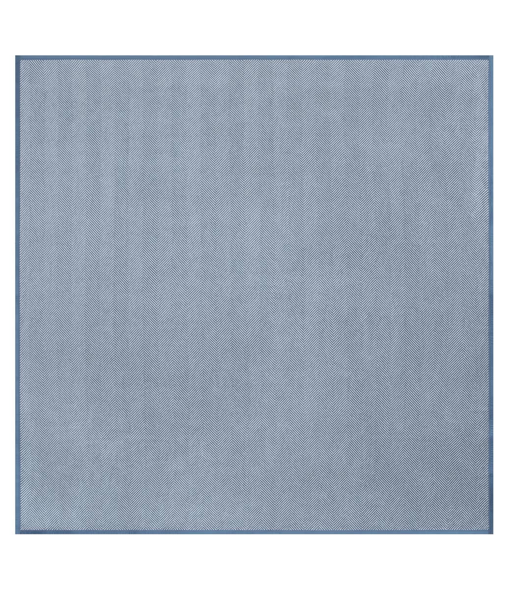 Harborview Herringbone Cornflower Blanket - Midi